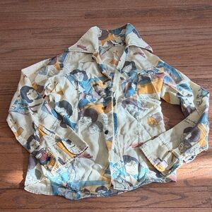 Vintage 1970’s Montgomery Ward Graphic Shirt